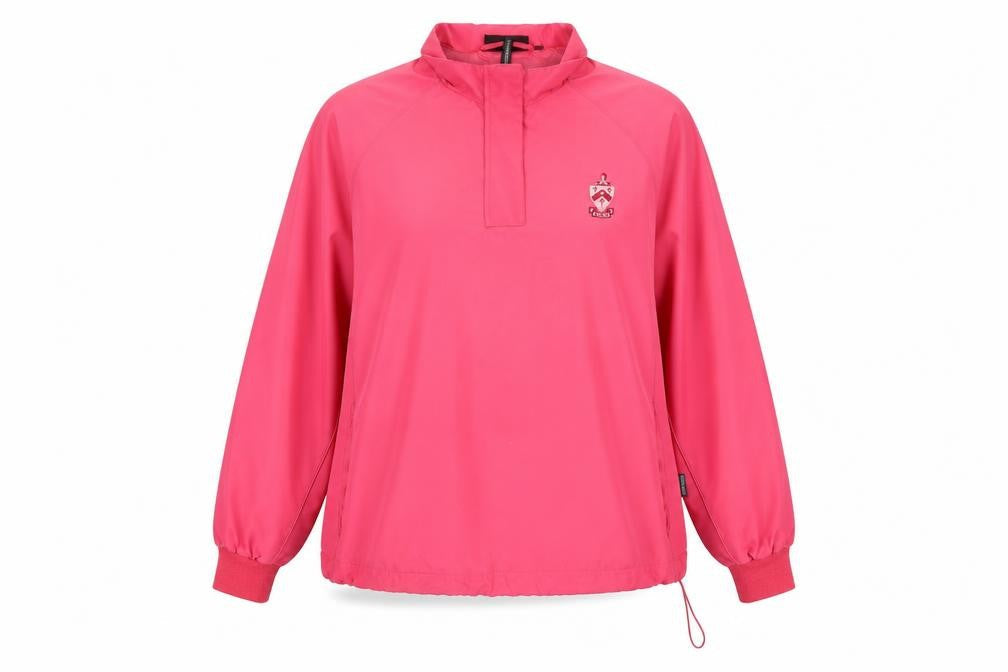 Womens UK M  Glenmuir Pink Henley Sweatshirt