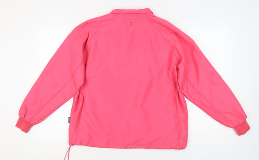 Glenmuir Women's Pink Sweatshirt, M, Elegant Logo Accent