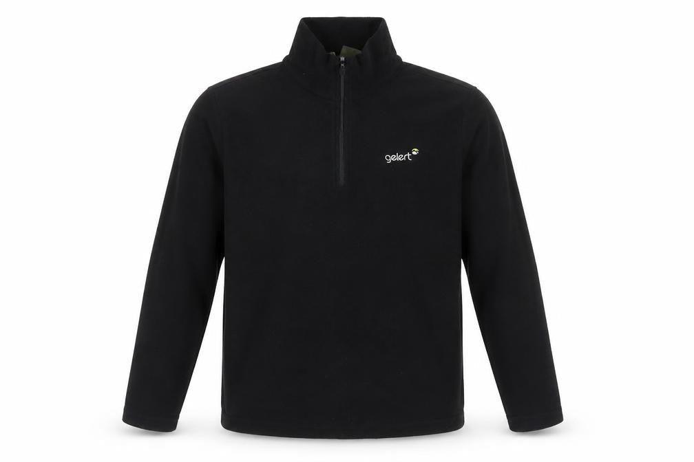 Mens UK S Regular Gelert Black Full Zip Sweatshirt