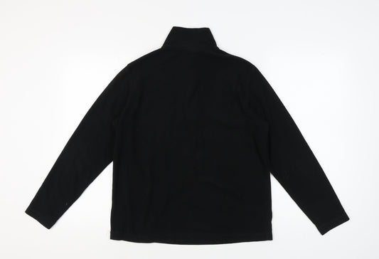 Gelert Men's Black Fleece Pullover, Size S