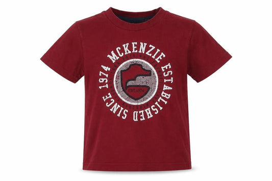 McKenzie Kids Red Graphic Print T-Shirt Size 5-6 Years