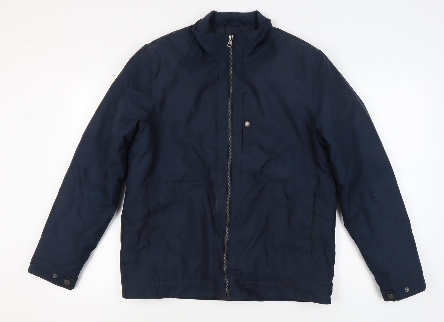 James Pringle Men's Blue Mid-Length Basic Jacket M