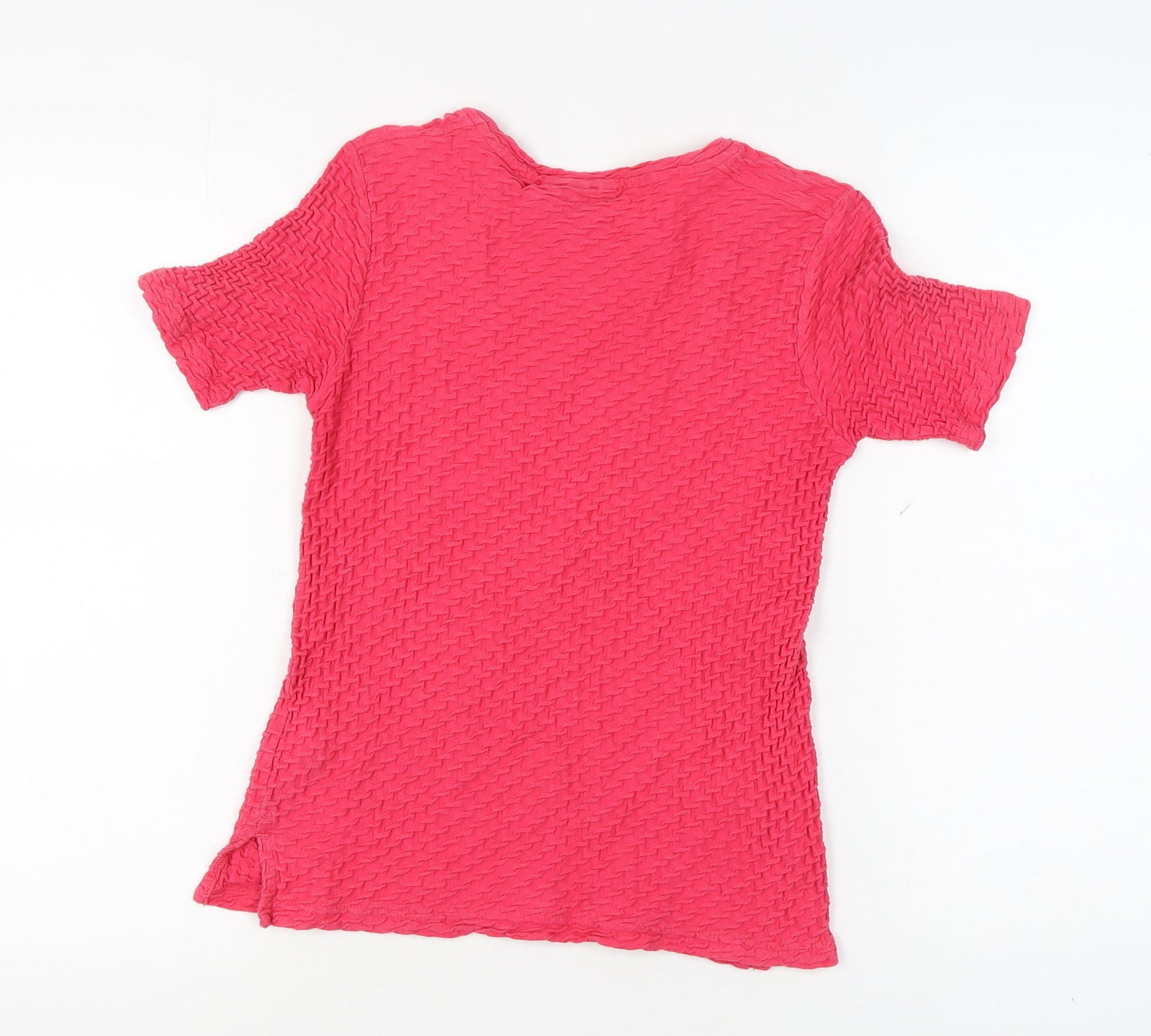 b.young Women's XS Red Basic Short Sleeve Top