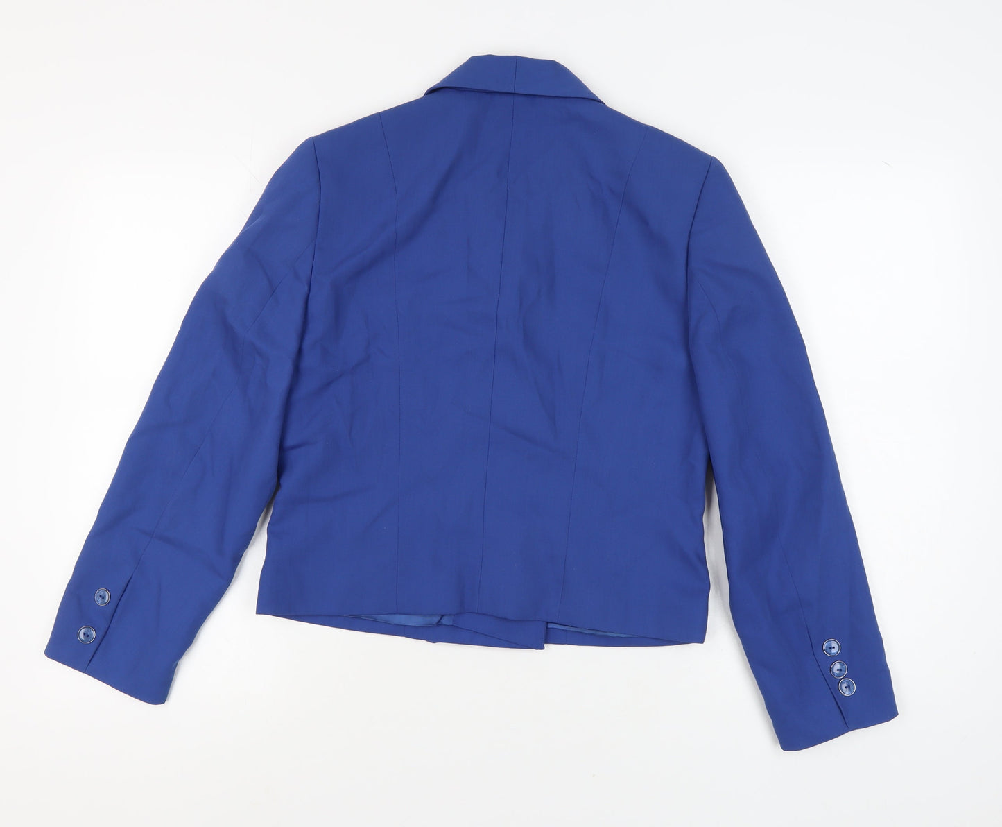 Gerry Weber Women's Blue Double-Breasted Blazer Size 10