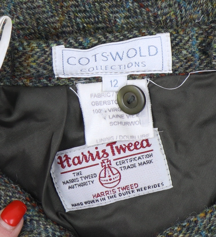 Cotswold Collections Women’s Green Tweed Skirt Size 12