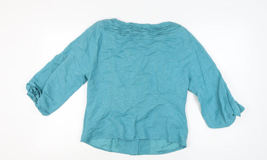 Sharon Young Women's Blue Silk Blazer Size 10