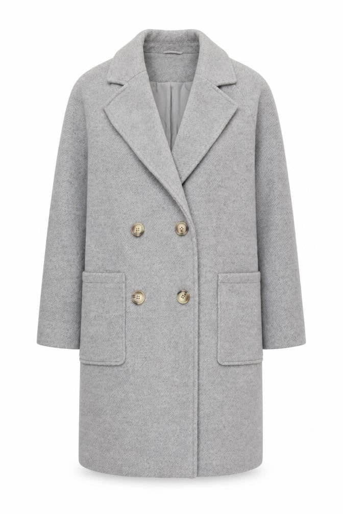 Marks & Spencer Women's Grey Overcoat Size 6