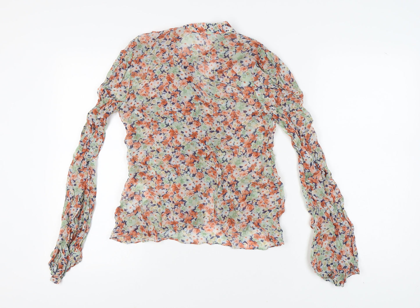Zara Women Multicoloured Floral Tunic Blouse XS