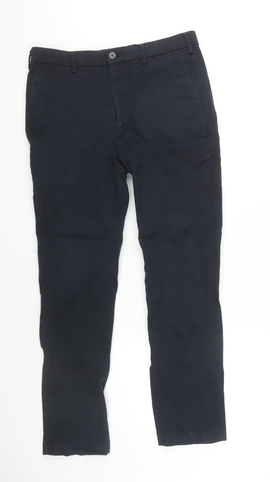 Uniqlo Women's Blue Trousers Size 31