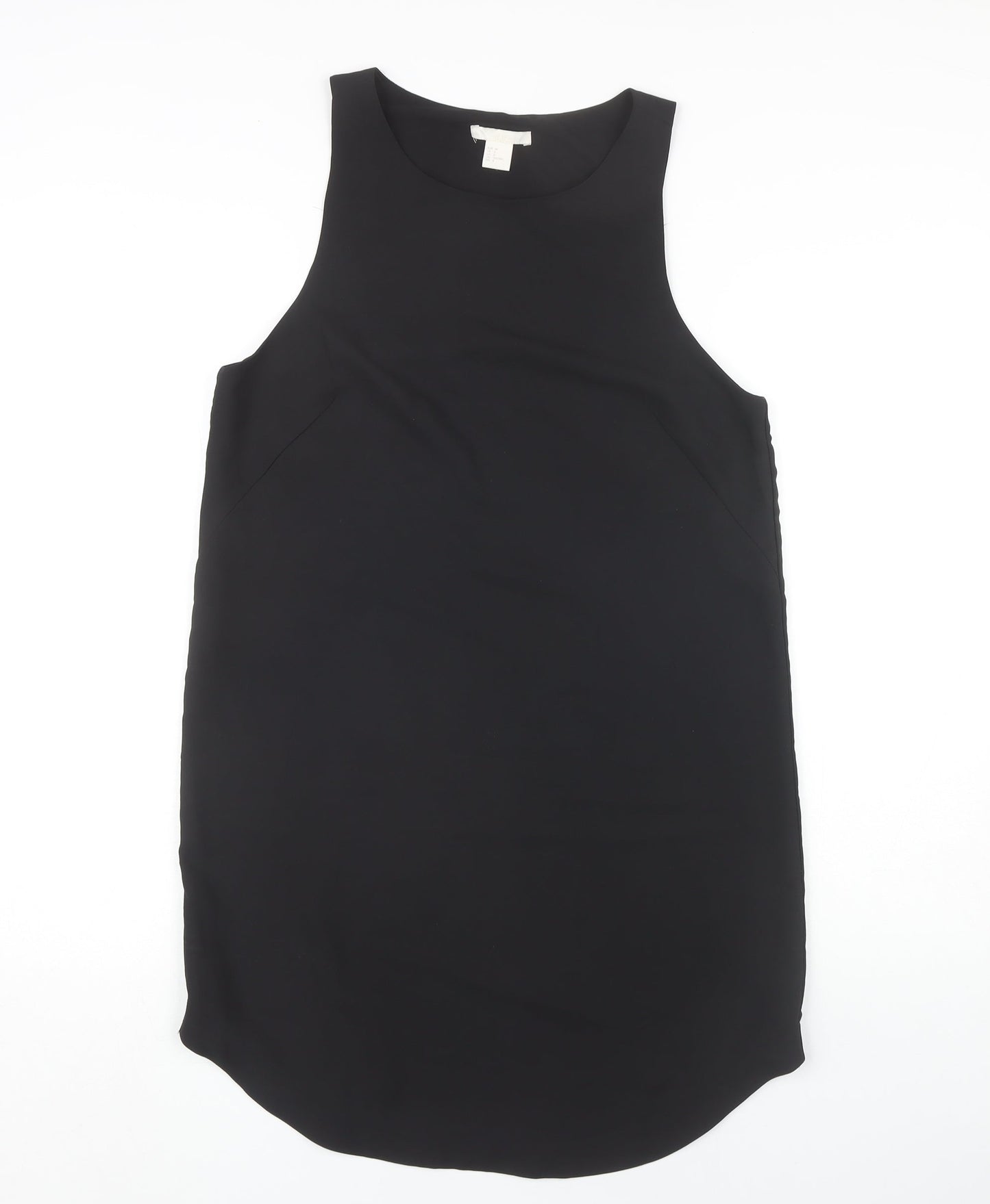 H&M Women's Black Shift Dress, Size 10, Sleeveless