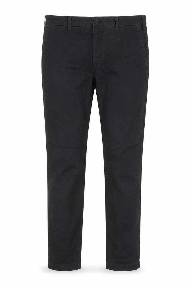 Uniqlo Womens Black Chino Trousers, Mid Rise Size 30,
