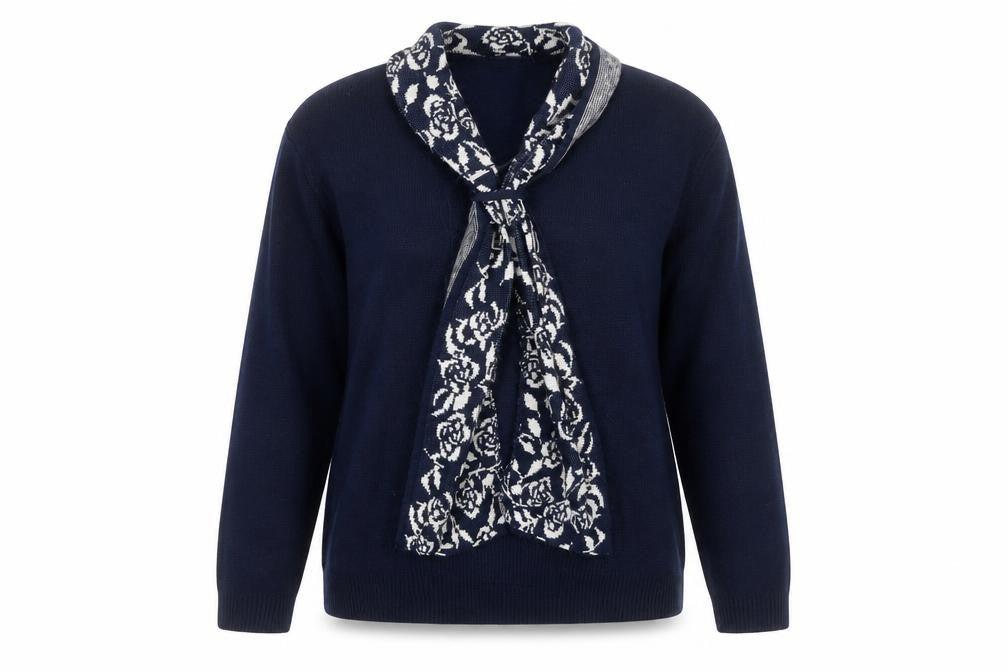 Autonomy Women's Blue Knit Jumper Size 10