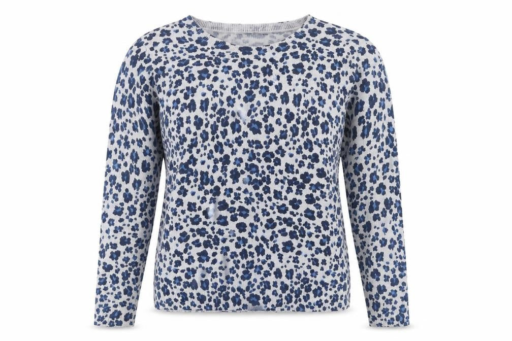Marks and Spencer Women’s Blue Animal Print Pullover