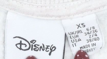 Disney Women's Grey XS Minnie Mouse Sweatshirt