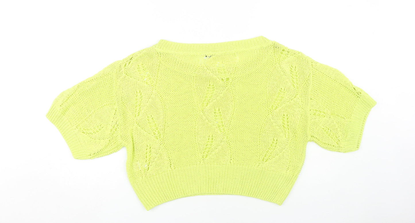 Dorothy Perkins Women's Yellow Pullover Jumper, Size 14