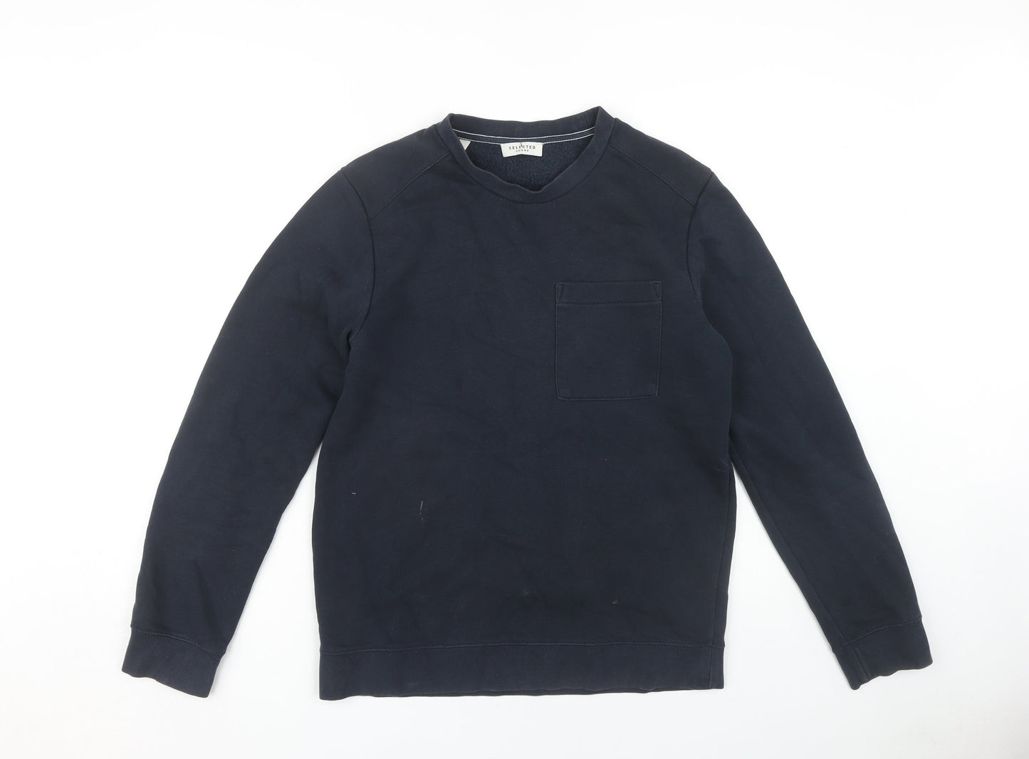 Selected Homme Men's Blue Pullover Sweatshirt Size S