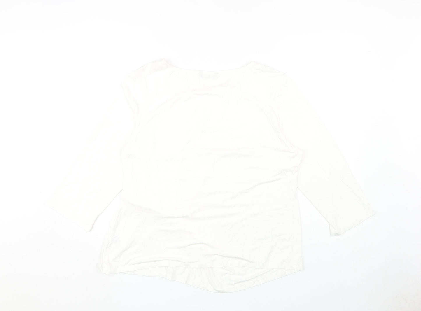 Roman Women's White Blouse Size 20 - Casual Viscose Blend
