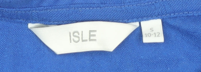 ISLE Women's Blue T-Shirt Size S Short Sleeve Casual