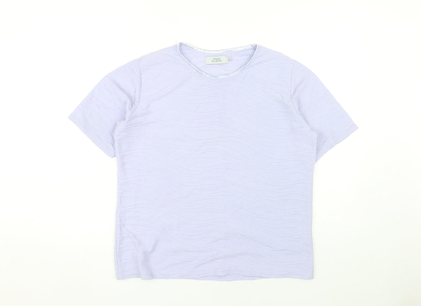 Honor Millburn Women's Purple Basic T-Shirt, Size M