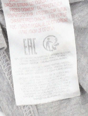 STH SHORE Men's Grey Vintage Car Print T-Shirt L