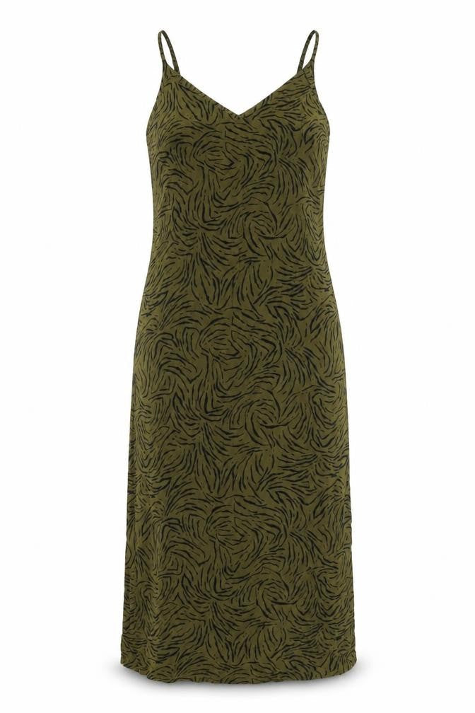 New Look Women's Green Slip Dress, Size 6, Casual