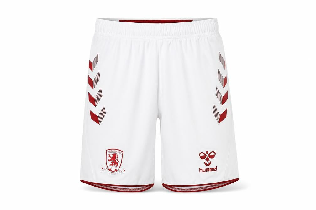 Hummel Boys White 7-8Y Athletic Football Shorts