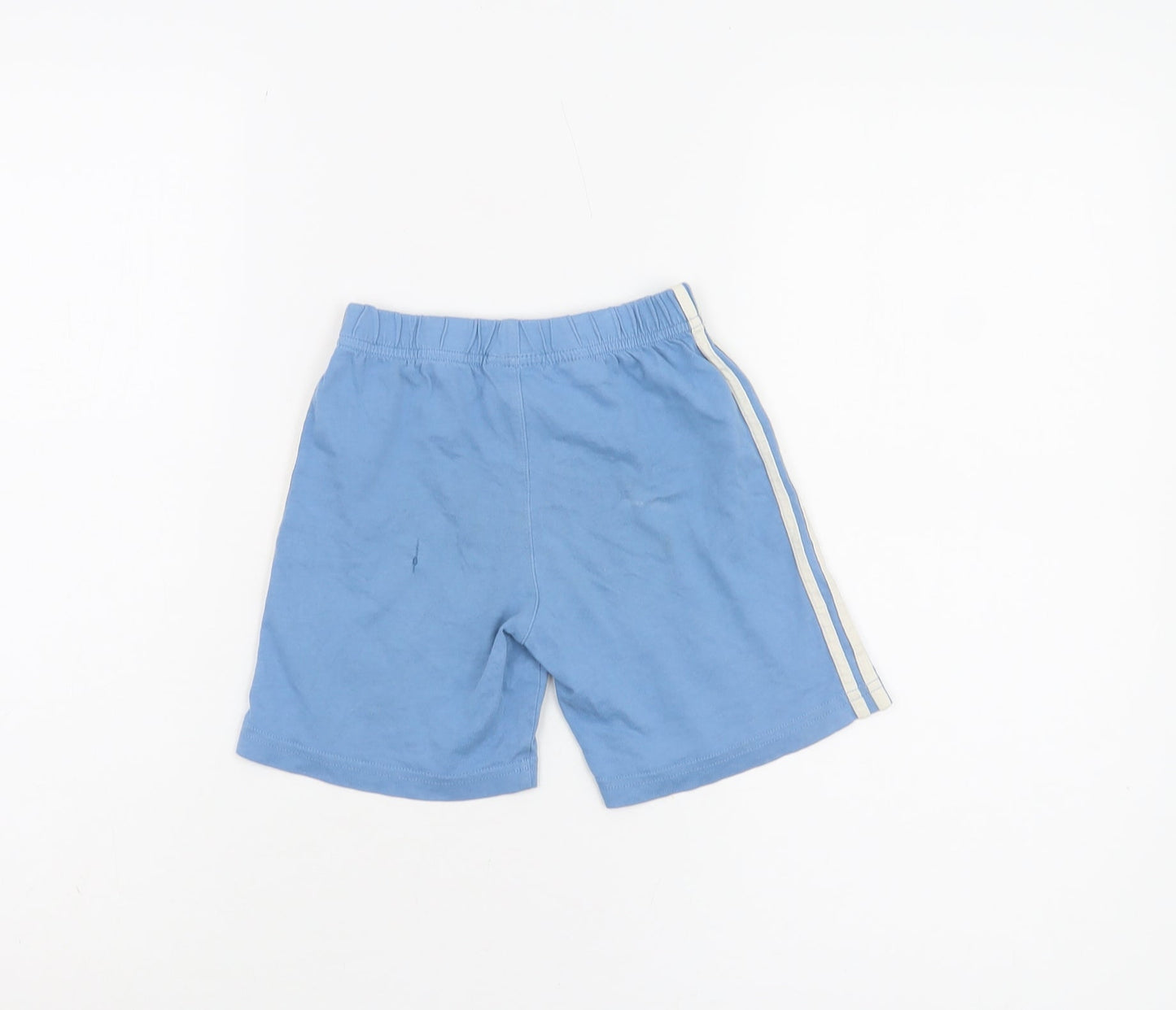 Adidas Boys' Blue Athletic Shorts, Size 8 Years