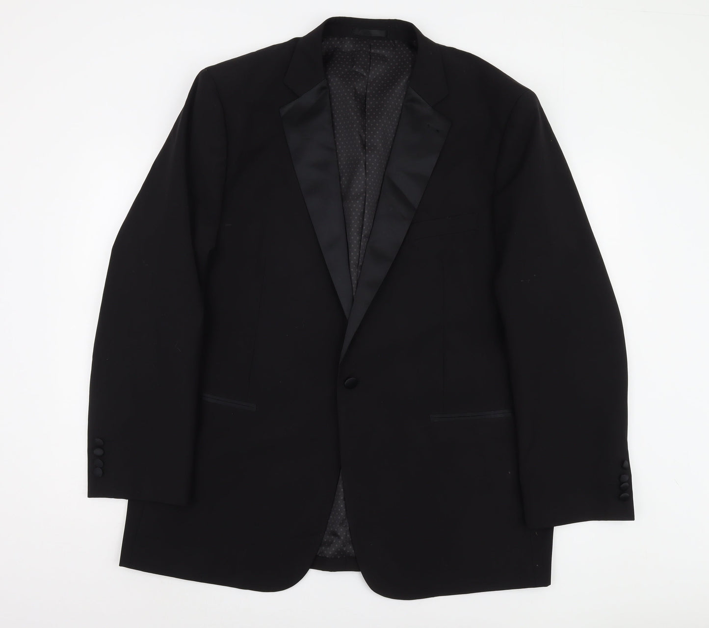 1860 Limited Collection Men's Black Blazer Size 48