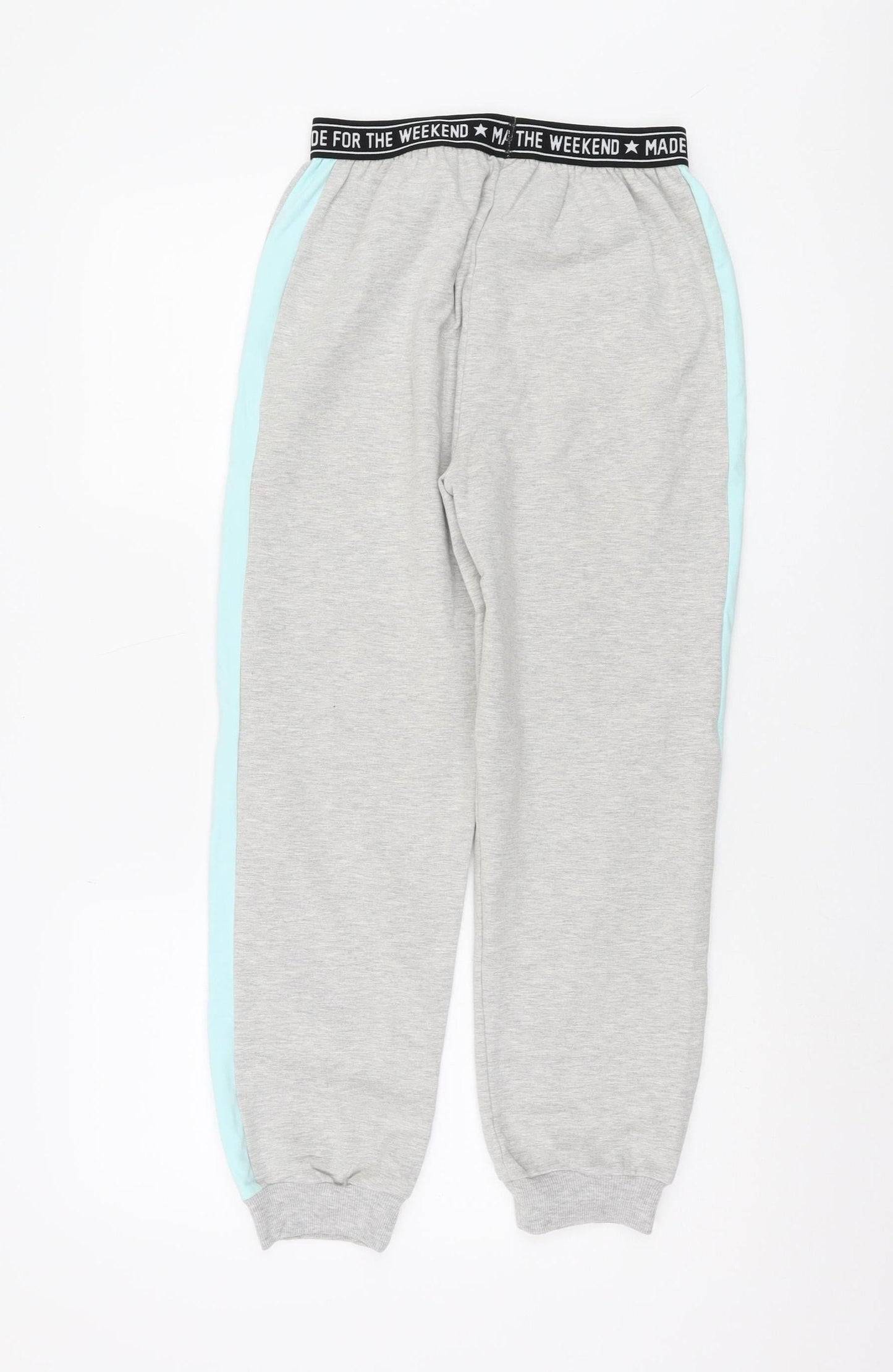 Marks and Spencer Girls Grey Jogger Trousers 13-14 Years