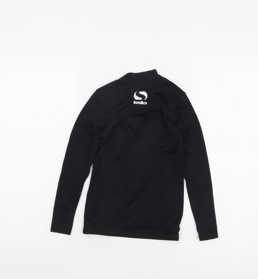 Sondico Boys Black Long Sleeve Top, 7-8 Years