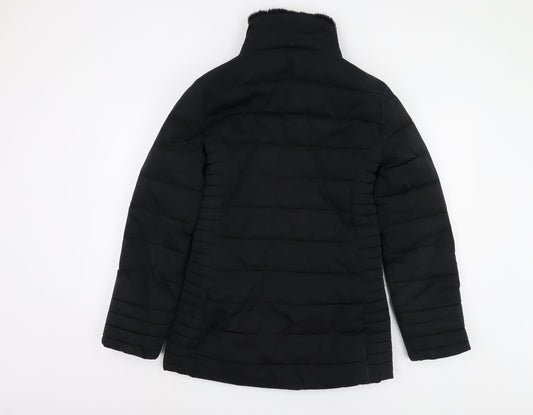 Firetrap Women's Black Puffer Jacket Size 8