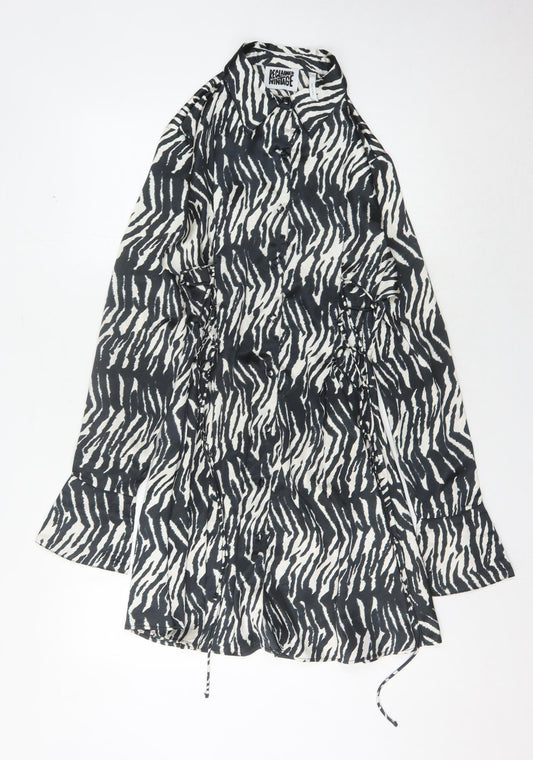 Reclaimed Vintage Women’s Black Shirt Dress Size 12