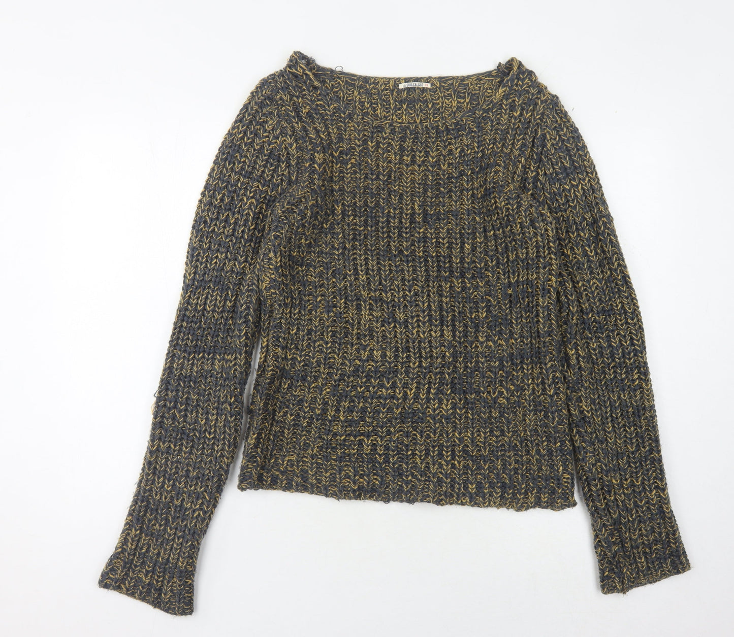 SoulCal & Co Womens Multicoloured Chunky Knit Pullover Jumper Size 10