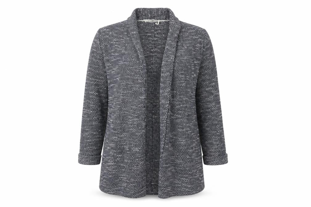 Womens UK 8 Relaxed Fat Face Blue Cardigan