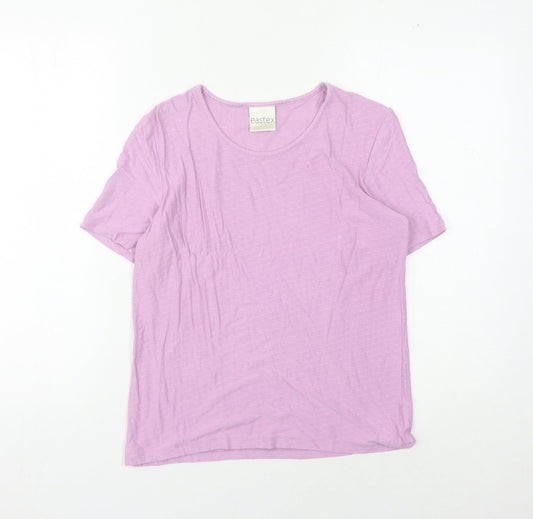 Eastex Women's Purple Basic T-Shirt Size 10