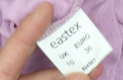 Eastex Women's Purple Basic T-Shirt Size 10