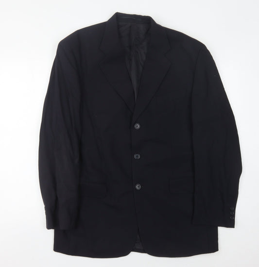 Pierre Cardin Men's Black Classic Blazer Size 40R