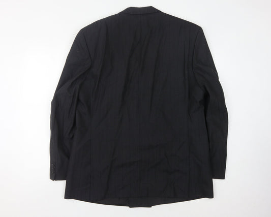 Bäumler Black Double-Breasted Blazer, Size 44R