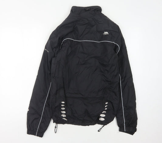 Trespass Unisex Black Windbreaker, 3XS, Waterproof
