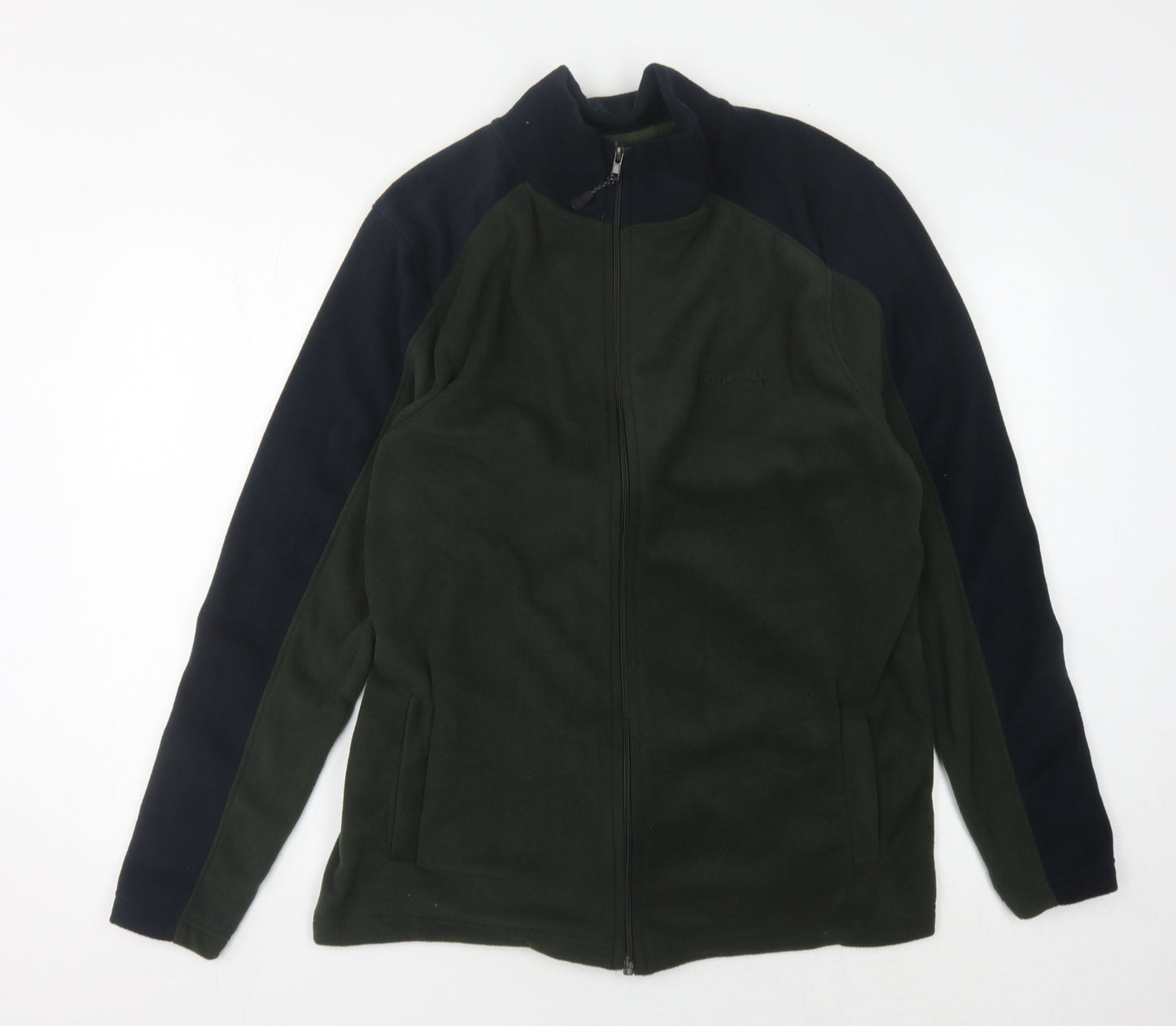 Pierre Cardin Men's Green XL Basic Fleece Jacket