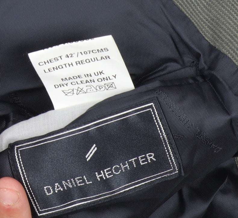 Daniel Hechter Men's Green 42 Regular Blazer Jacket