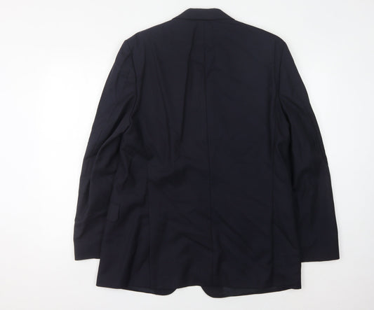 Austin Reed Men's Black Wool Blazer 42R Regular Fit
