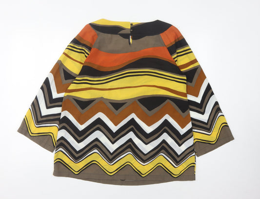 Windsmoor Women's Multicoloured Blouse Size 12 Regular