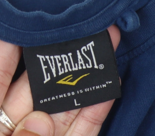 Everlast Men's Blue Crew Neck T-Shirt L Size