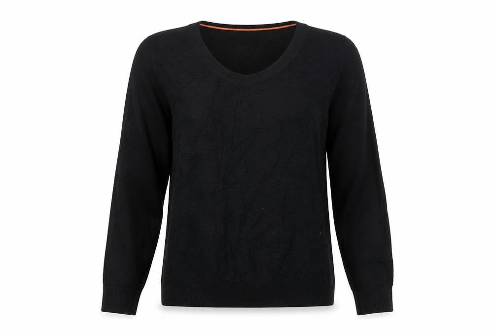 Womens UK S Regular Banana Republic Black Pullover Cable-Knit