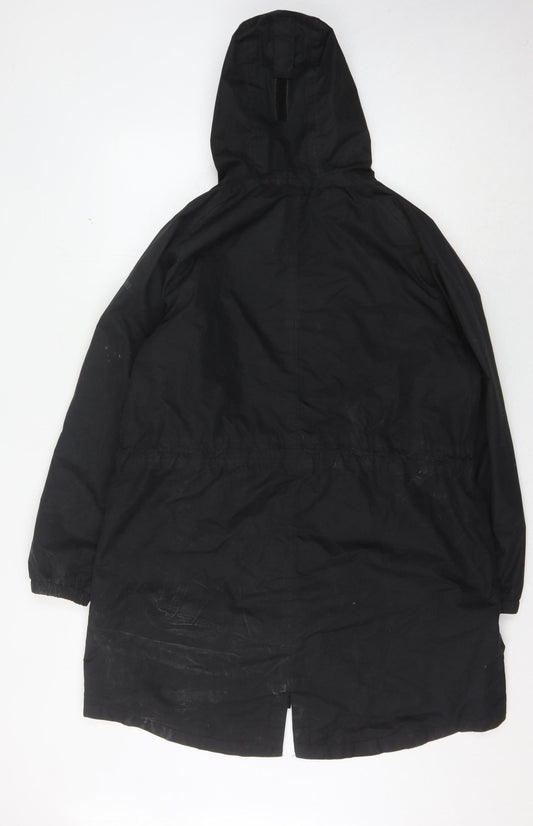 Trespass Men's Black Parka Jacket L Waterproof