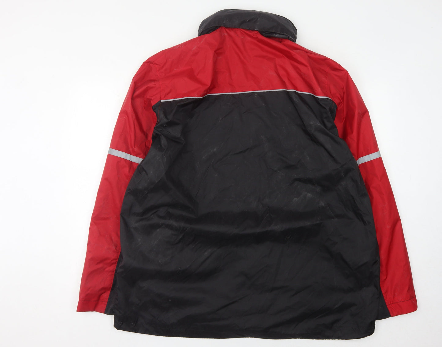 Crivit Men's Red/Black Windbreaker Jacket L