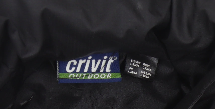 Crivit Men's Red/Black Windbreaker Jacket L