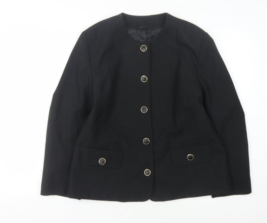 Debenhams Women's Black Suit Jacket Size 14