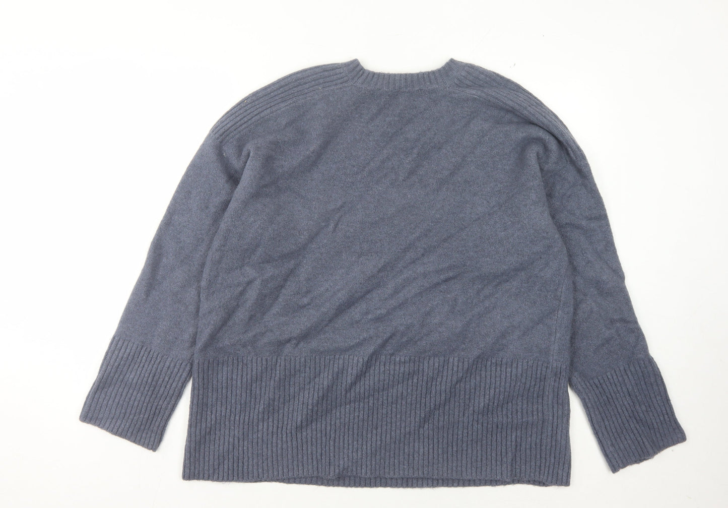 Zara Women's Grey Crew Neck Pullover Jumper L